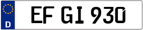 Truck License Plate